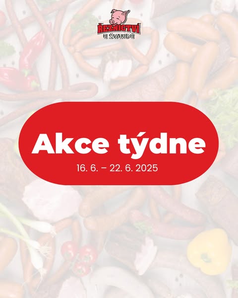 Akční leták Řeznictví u Švandů 16.6. - 22.6. 2025