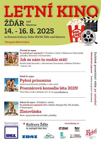 LETNÍ KINO za Domem kultury - Žďár nad Sázavou