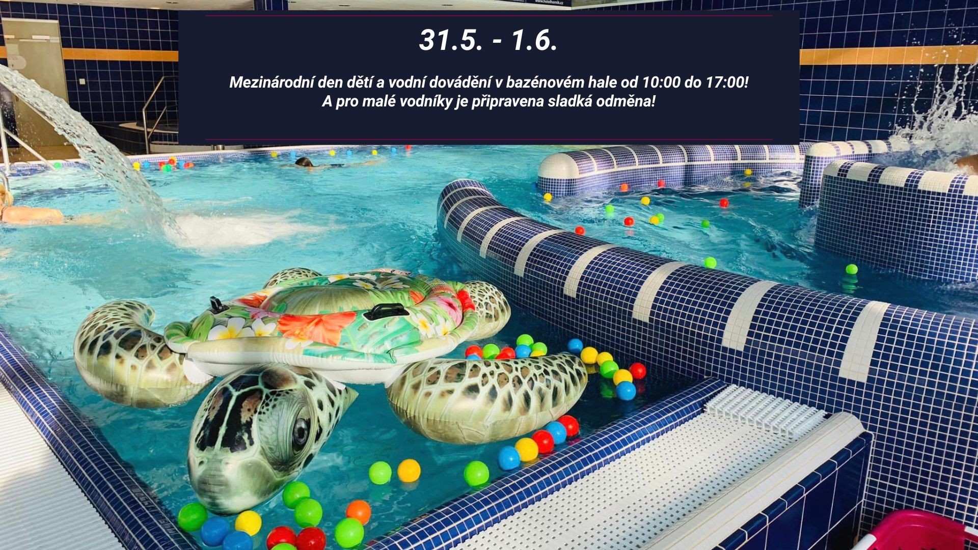 25.4. Hravá sobota v bazénové hale