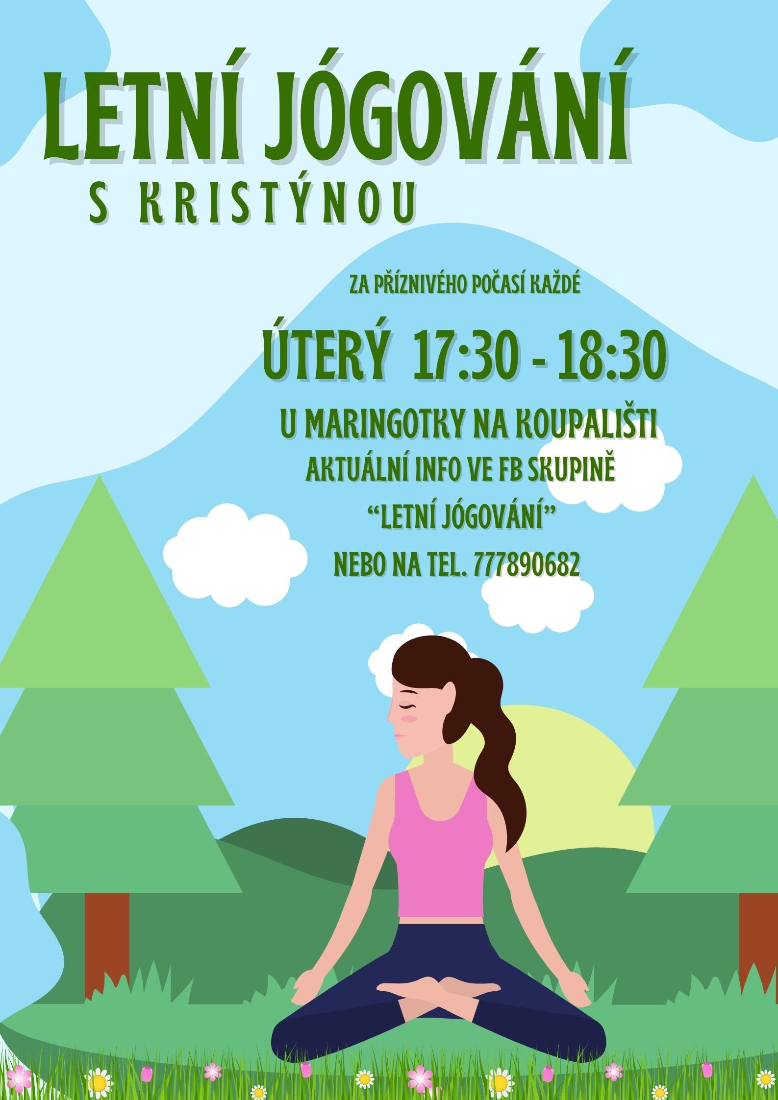 Letní jógování s Kristýnou