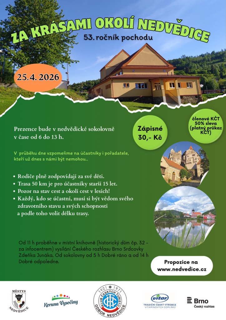 Pochod Za krásami okolí Nedvědice