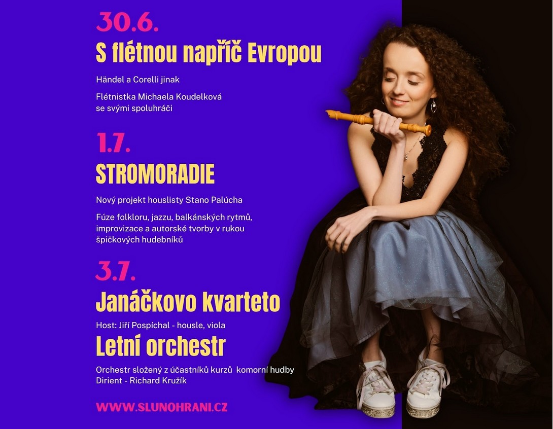 SLUNOHRANÍ 2026 S flétnou napříč Evropou