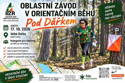 Oblastní závod v orientačním běhu – Pod Dářkem