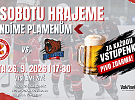🏒 PRVNÍ DOMÁCÍ ZÁPAS PLAMENŮ NA NOVÉM STADIONU VOLÁ PO OSLAVĚ! 🍻