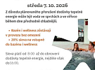 Středa 7. 10. důležité upozornění pro návštěvníky Relaxačního centra