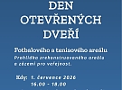 Den otevřených dveří fotbalového a tenisového areálu