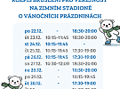 Bruslení pro veřejnost o zimních prázdninách
