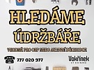 Hledáme ÚDRŽBÁŘE – SPRÁVCE BUDOV