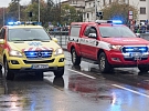 Pět jednotek hasičů likvidovalo v sobotu odpoledne požár lesního porostu u obce Olešenka