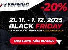 Black Friday na CZECHICEHOCKEY.TV: Sleduj hokej naplno se slevou 20 % na roční GOLD předplatné!