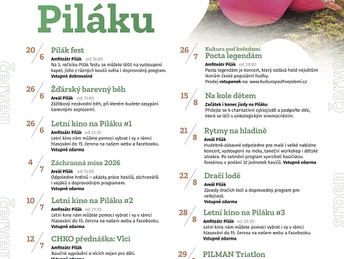 Léto na Piláku 2026